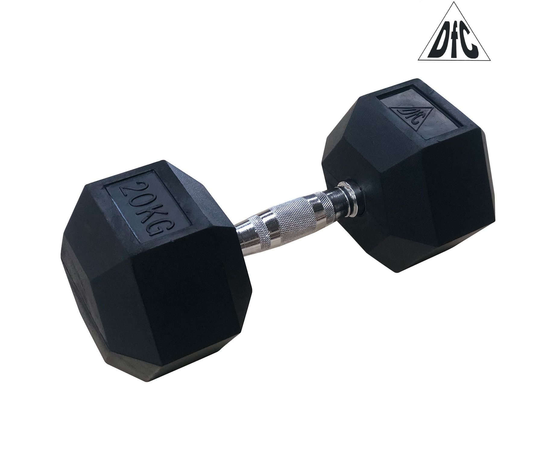 Гантели DFC Гексагональные 2 шт. по 20 кг