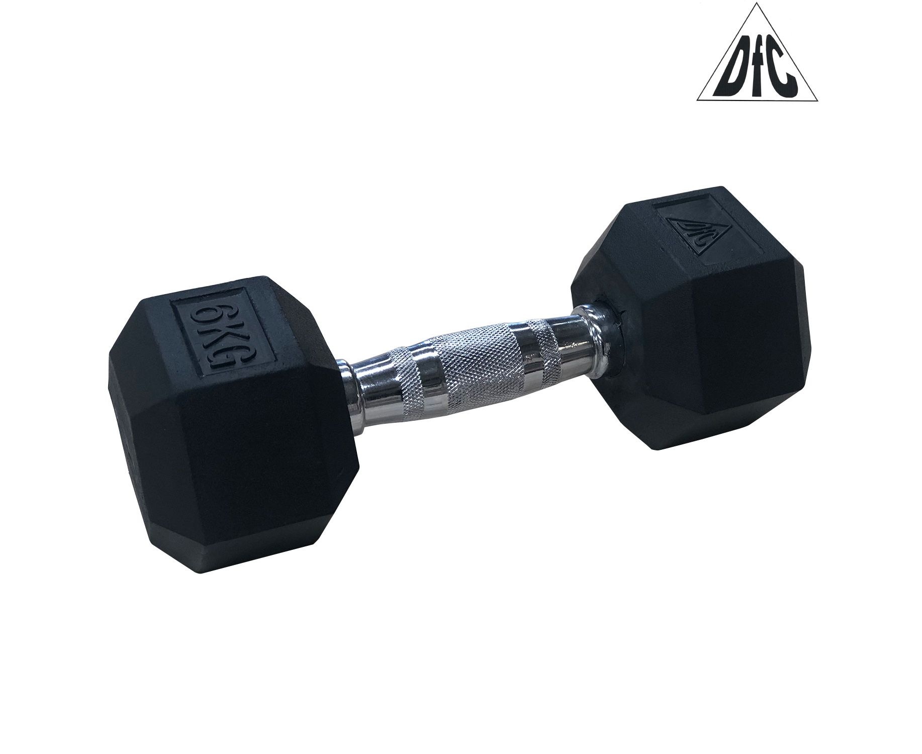 Гантели DFC Гексагональные 2 шт. по 6 кг
