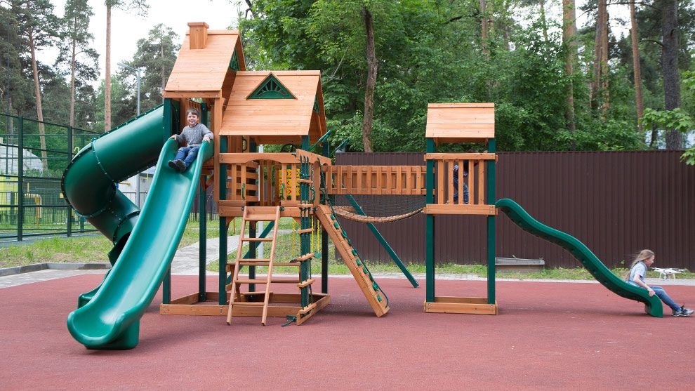 Детская деревянная площадка Горец 3
