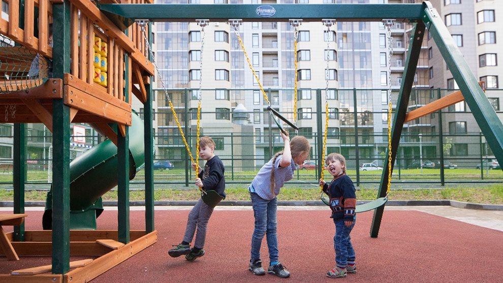 Детская деревянная площадка Горец 3