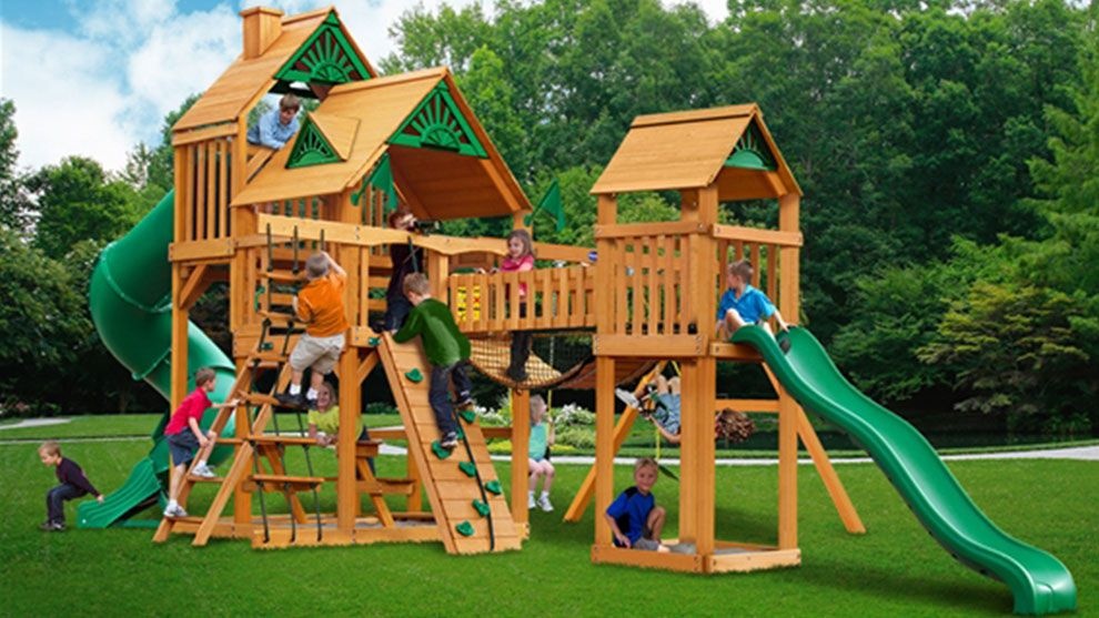 Детская деревянная площадка Горец 3