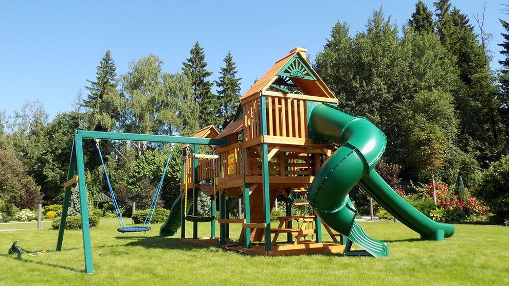 Детская деревянная площадка Горец 3