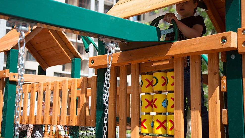 Детская деревянная площадка Горец 3