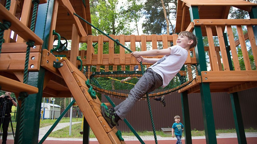 Детская деревянная площадка Горец 3