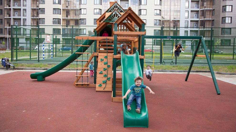 Детская деревянная площадка Горец 3