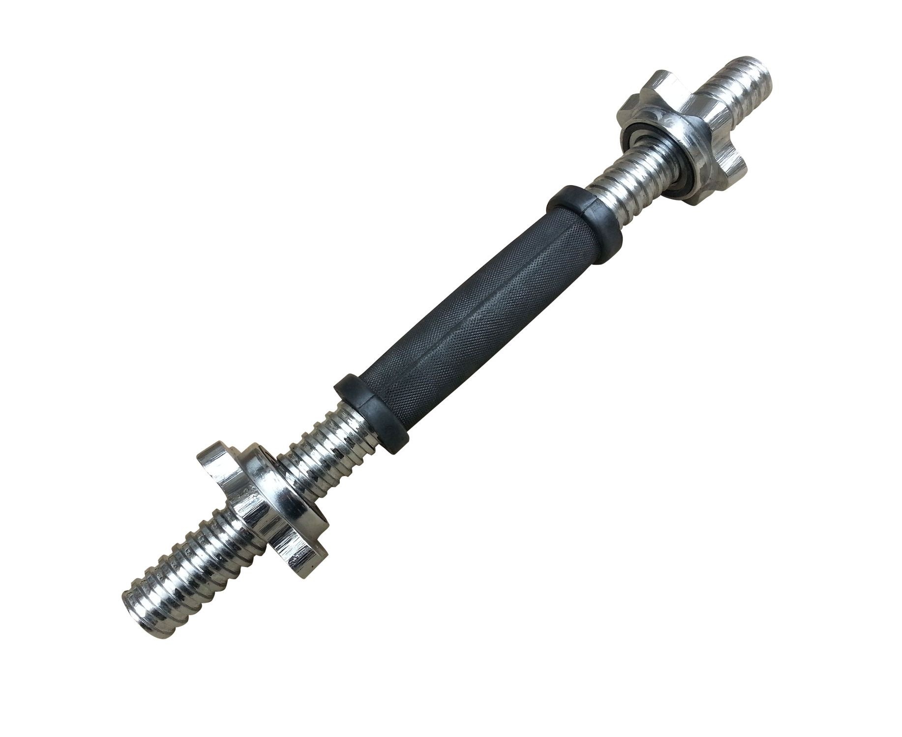 Гриф гантельный с обрезиненной ручкой 350 мм / диаметр 30 мм