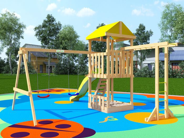 Детская игровая площадка IgraGrad Крафтик с рукоходом