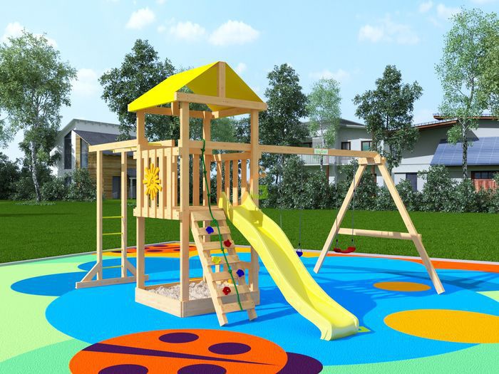 Детская игровая площадка IgraGrad Крафтик с рукоходом