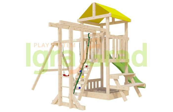 Детская площадка для дачи IgraGrad Крафтик со столиком и рукоходом
