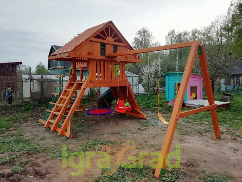 Детская игровая площадка Igragrad Крепость Фани Deluxe 2