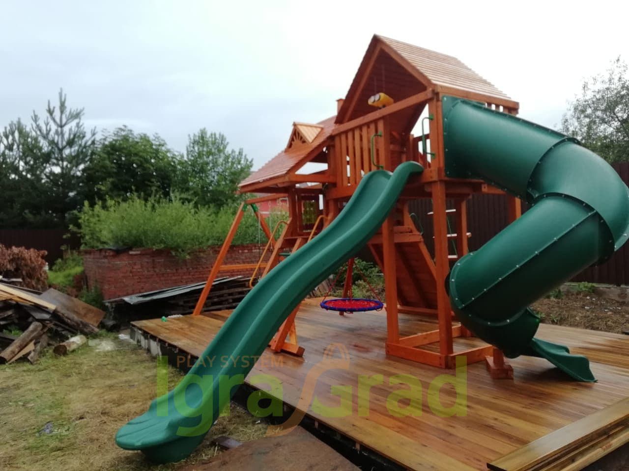 Детская игровая площадка Igragrad Крепость Фани Deluxe 3