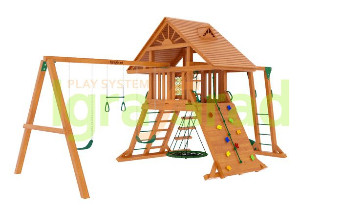 Детская игровая площадка Igragrad Крепость Фани с рукоходом (Дерево)