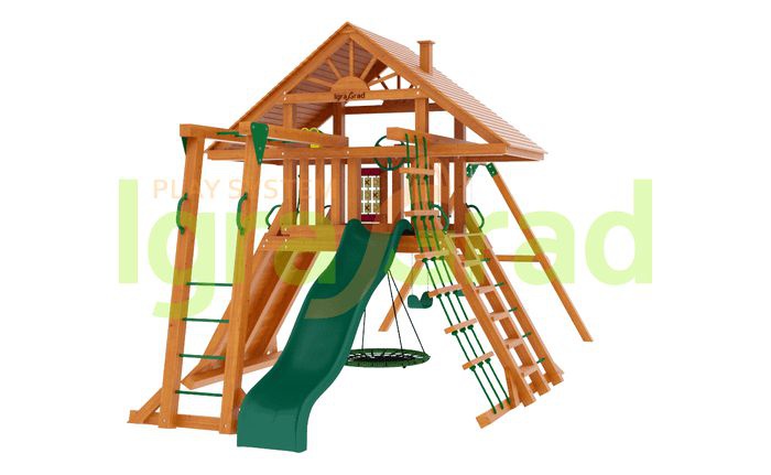 Детская игровая площадка Igragrad Крепость Фани с рукоходом (Дерево)