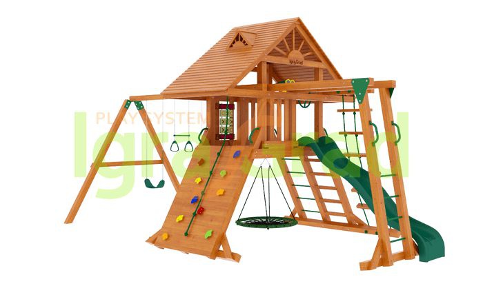 Детская игровая площадка Igragrad Крепость Фани с рукоходом (Дерево)