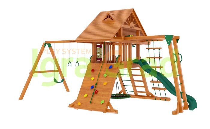 Детская игровая площадка Igragrad Крепость Фани с рукоходом (Дерево)