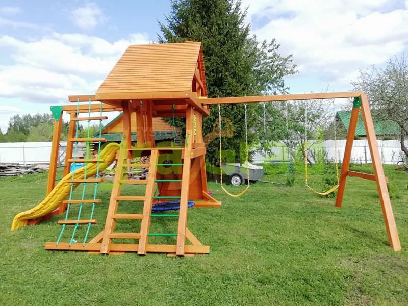 Детская игровая площадка Igragrad Крепость Фани с рукоходом (Домик)