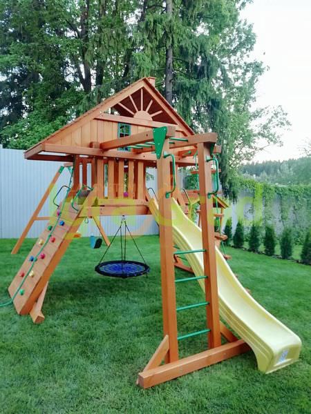 Детская игровая площадка Igragrad Крепость Фани с рукоходом (Домик)