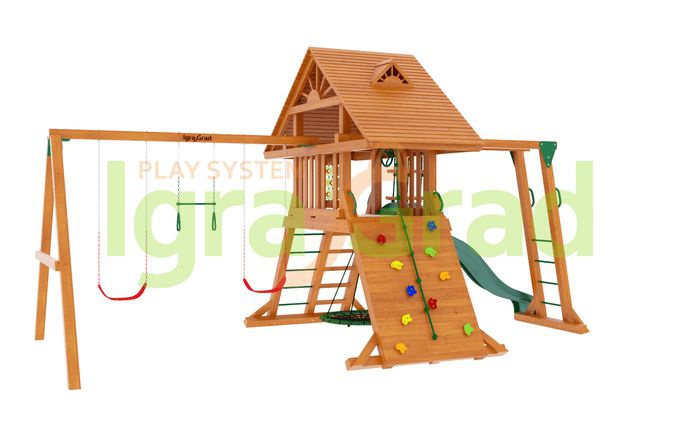 Детская игровая площадка Igragrad Крепость Фани с рукоходом (Домик)