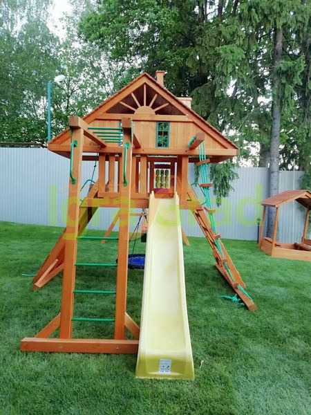 Детская игровая площадка Igragrad Крепость Фани с рукоходом (Домик)