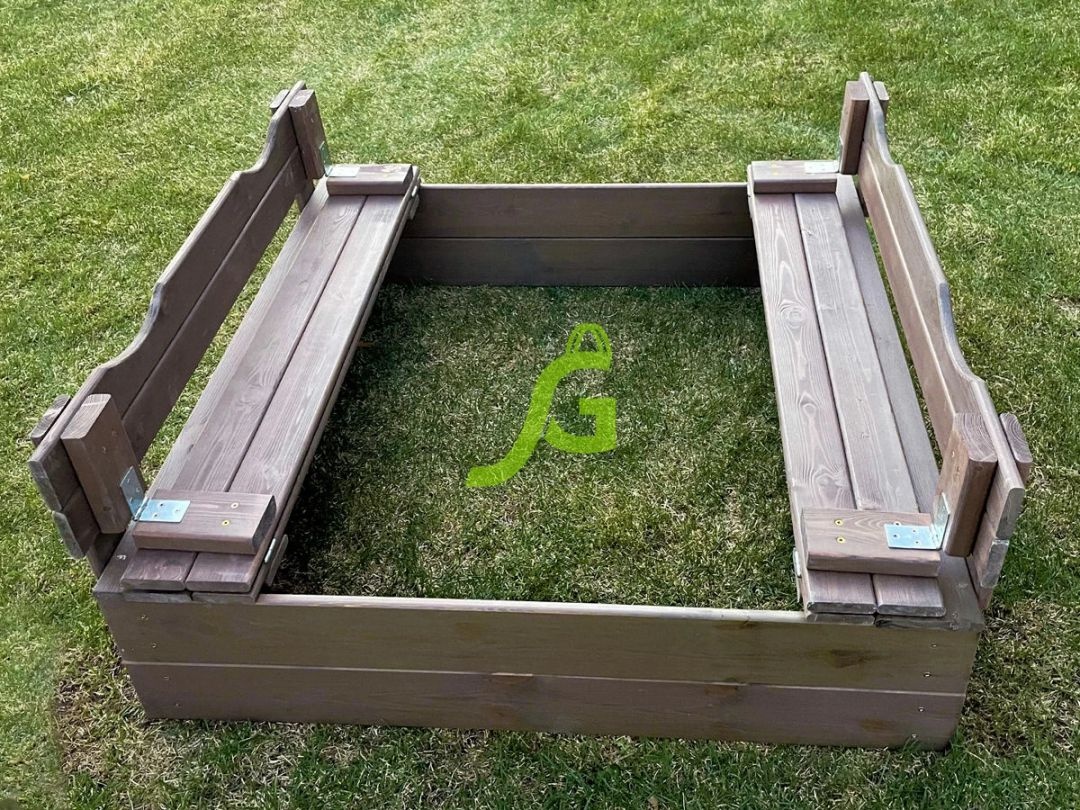 Деревянная песочница Ладушки