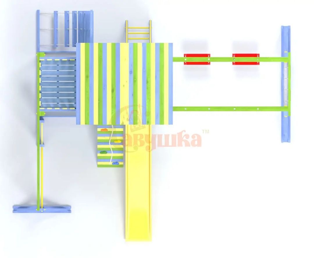 Детская площадка Савушка-15 (Color-1)