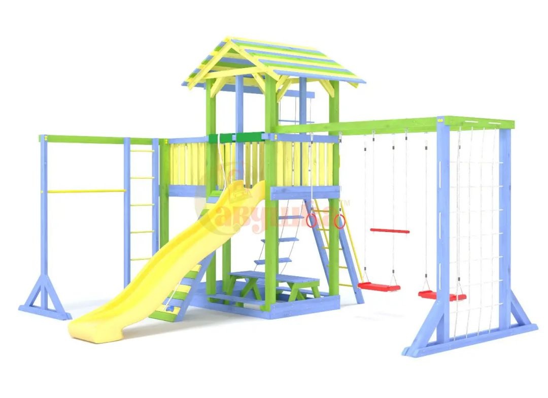 Детская площадка Савушка-15 (Color-1)