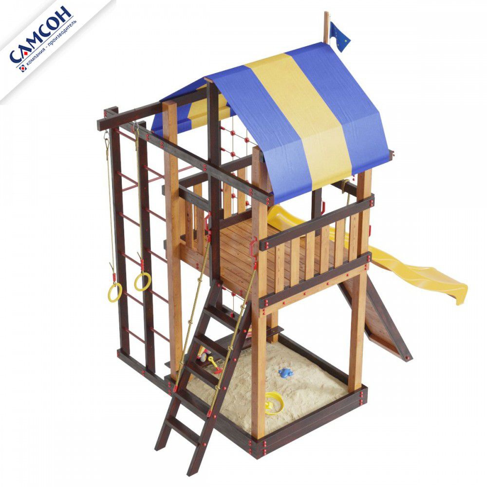 Детская деревянная игровая площадка Самсон Спарта