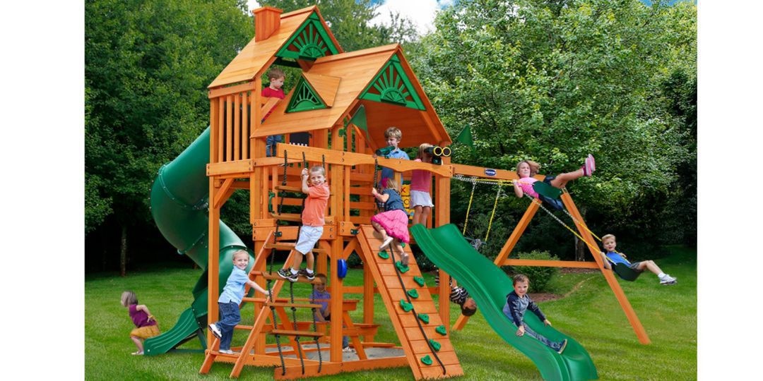 Детская деревянная площадка Горец