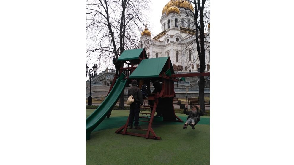 Детская деревянная площадка Королевство