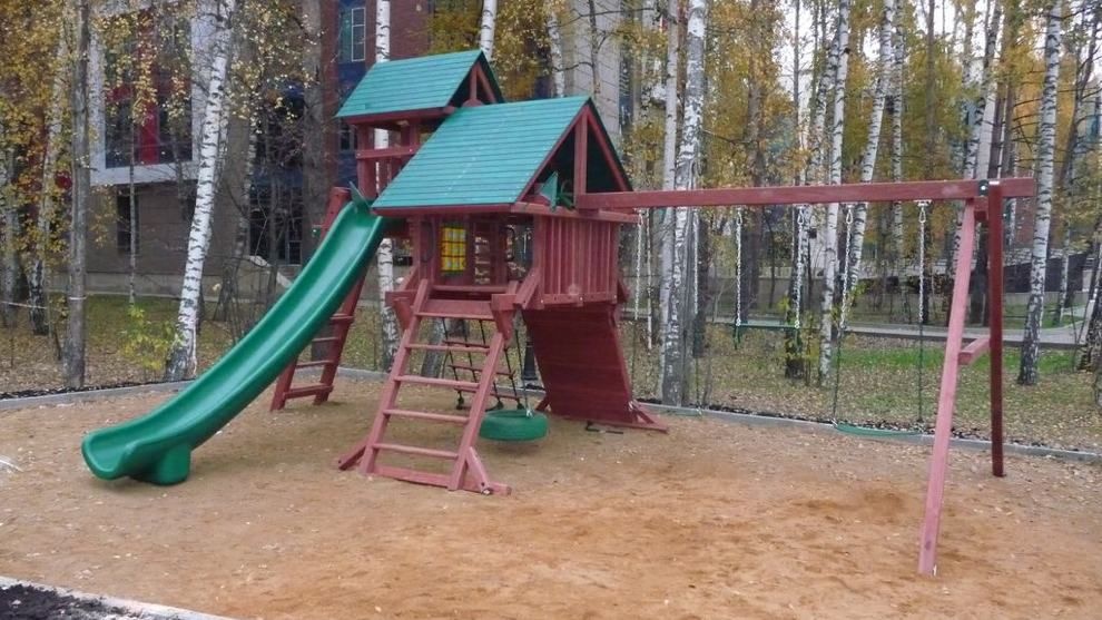 Детская деревянная площадка Королевство