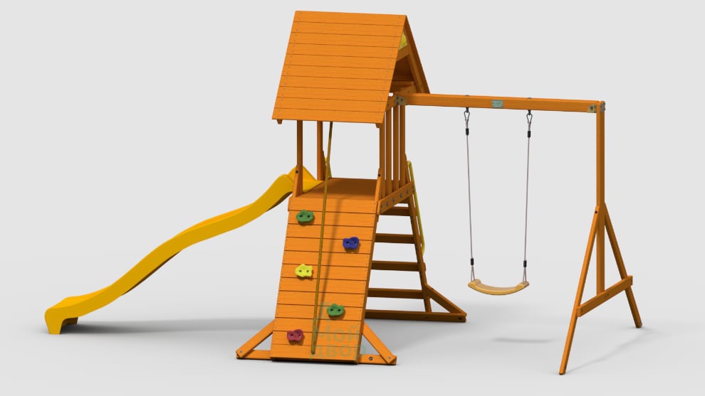 Детская деревянная площадка MoyDvor Крепость свободы