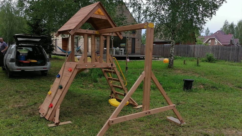 Детская деревянная площадка MoyDvor Крепость свободы