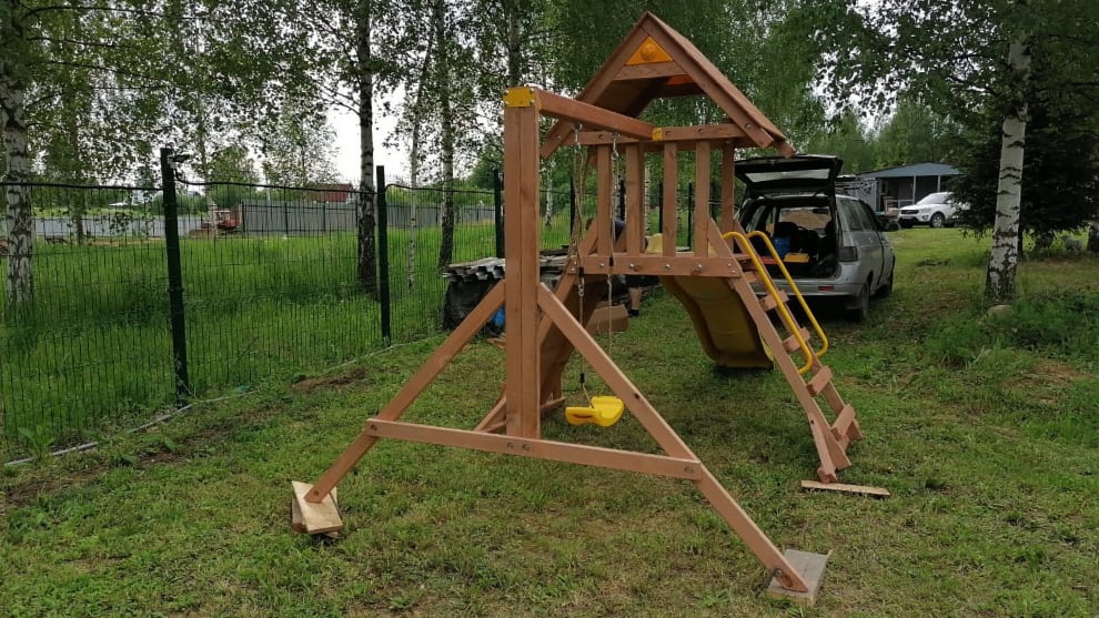 Детская деревянная площадка MoyDvor Крепость свободы