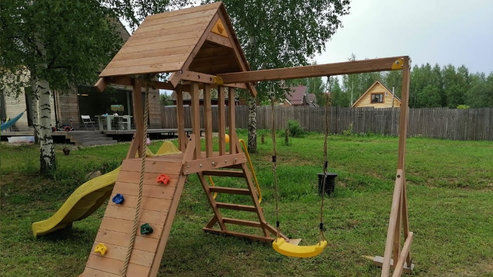 Детская деревянная площадка MoyDvor Крепость свободы