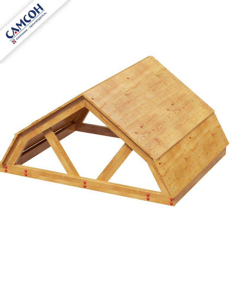 Крыша деревянная Самсон для ДИП Тасмания Аляска