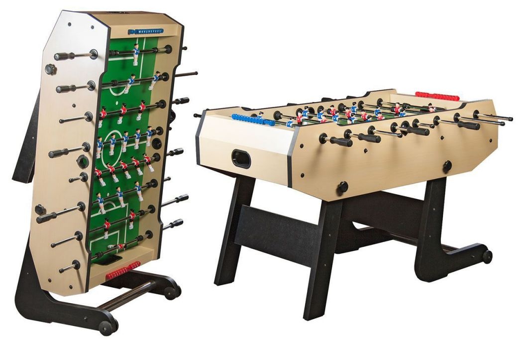 Игровой стол - футбол Maccabi светлый складной