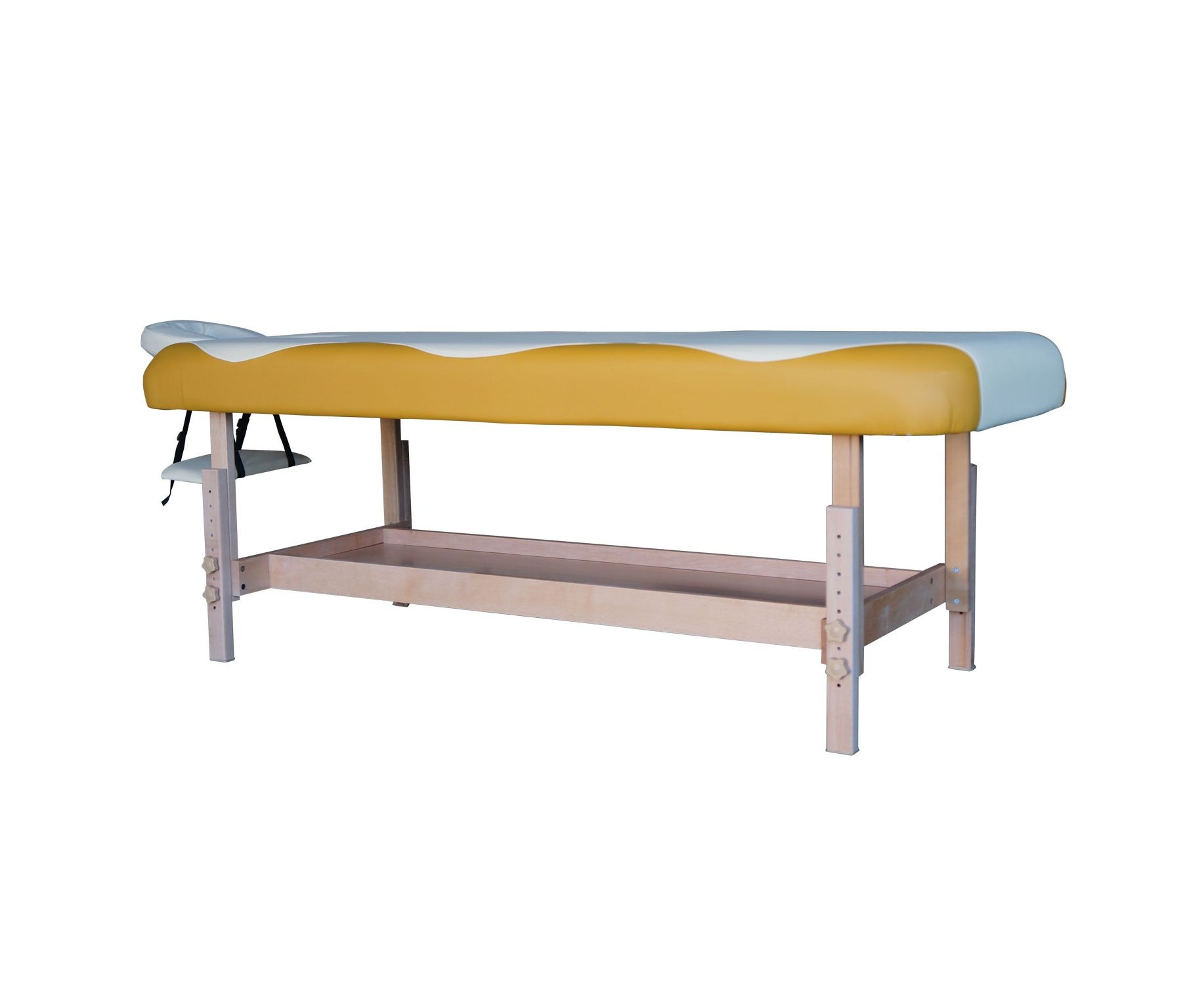 Массажный стационарный стол DFC NIRVANA SUPERIOR цвет бежево-жёлтый