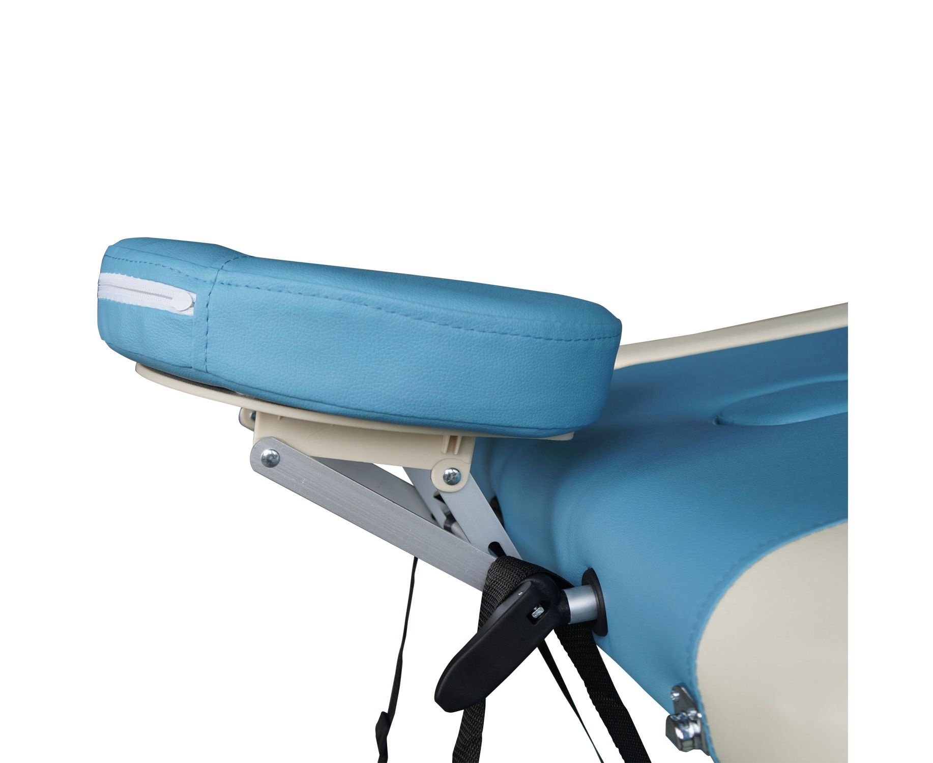 Массажный стол DFC NIRVANA Elegant DELUXE цвет голубой и бежевым