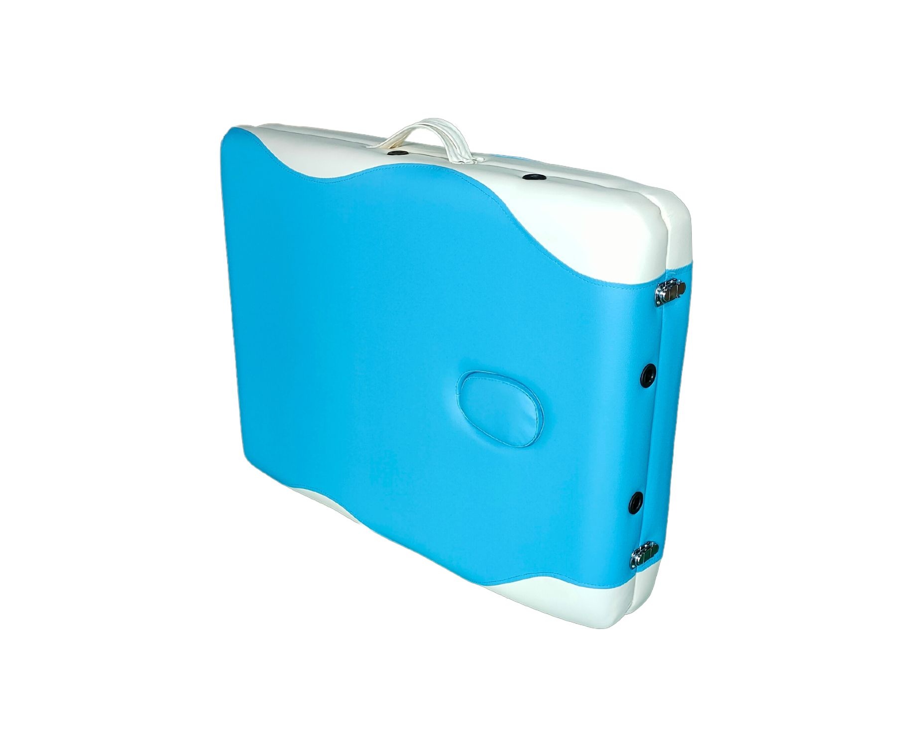 Массажный стол DFC NIRVANA Elegant DELUXE цвет голубой с бежевым