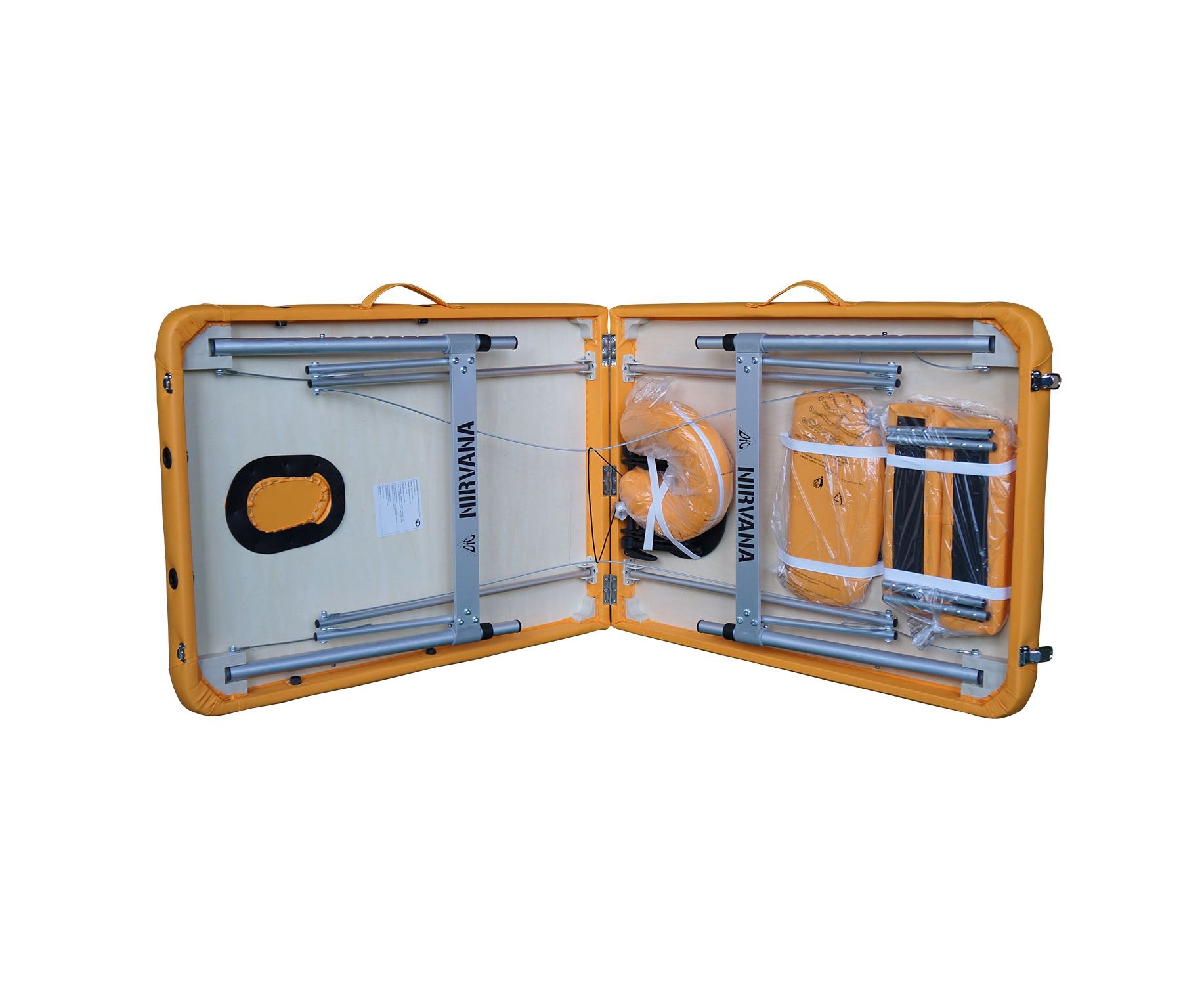 Массажный стол DFC NIRVANA Elegant LUXE цвет горчичный