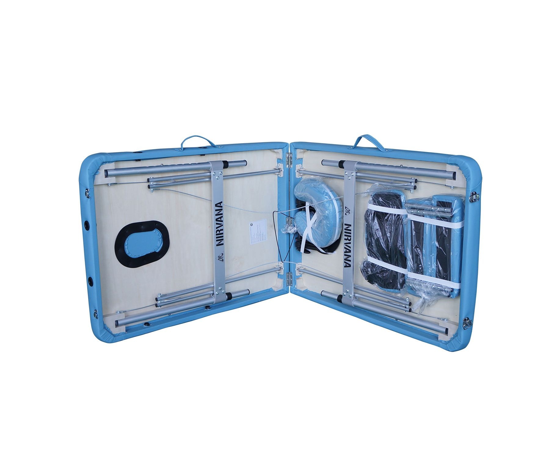 Массажный стол DFC NIRVANA Elegant LUXE цвет светло-голубой