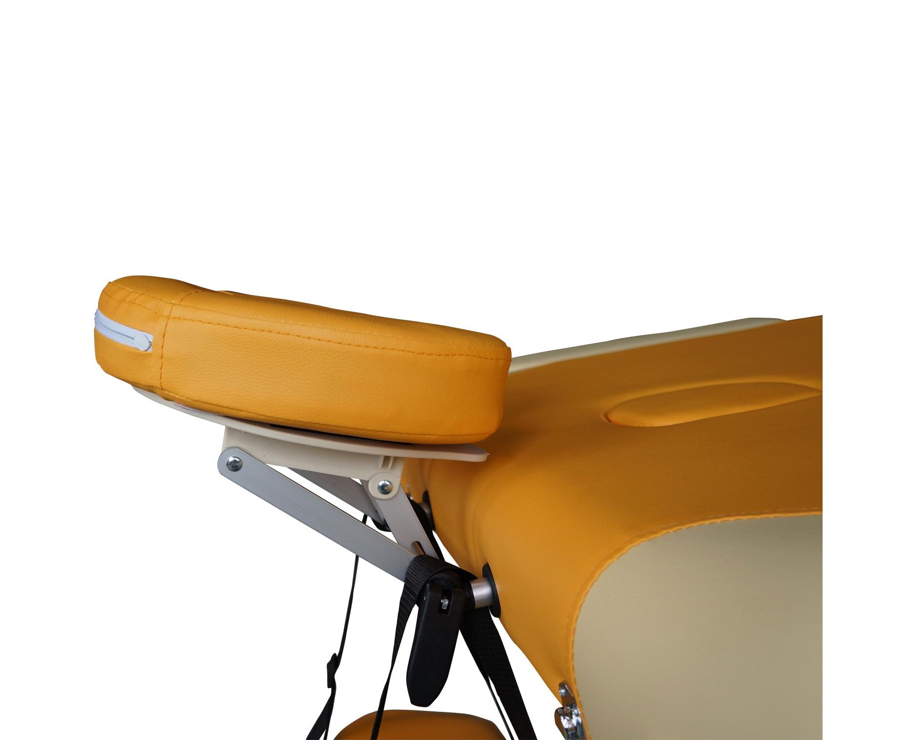 Массажный стол DFC NIRVANA Elegant PREMIUM цвет оранжевый и бежевый