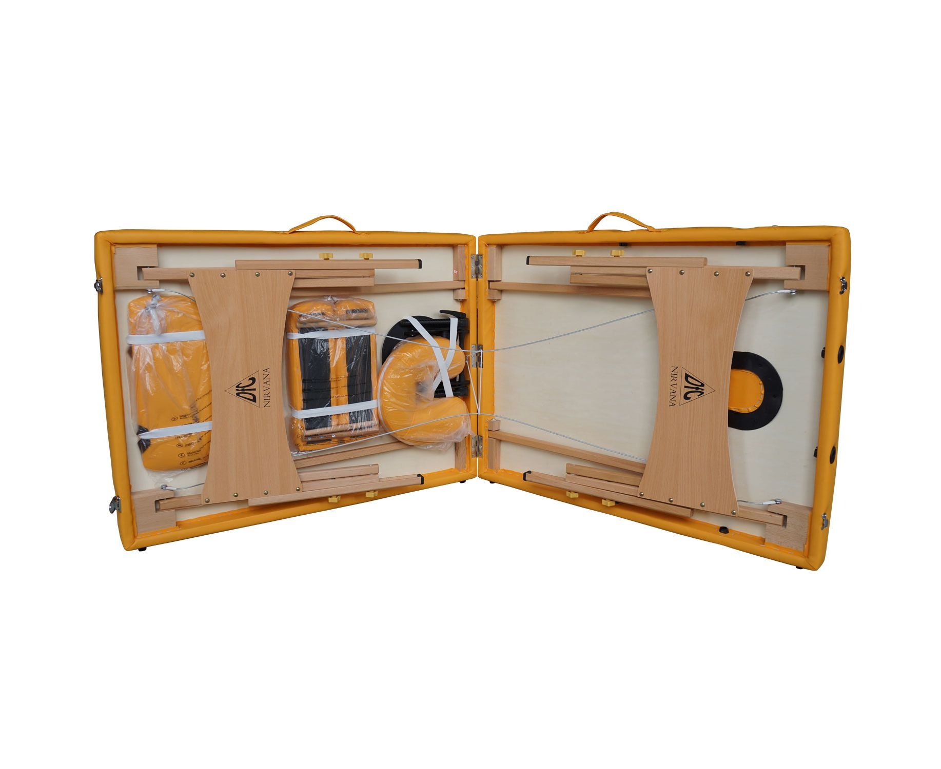 Массажный стол DFC NIRVANA Relax цвет горчичный