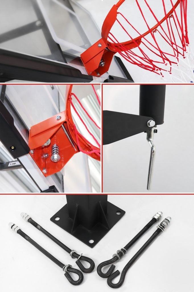 Стационарная баскетбольная стойка SLP Professional 022B