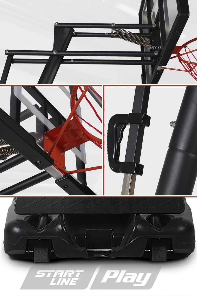 Мобильная баскетбольная стойка SLP Professional 024B