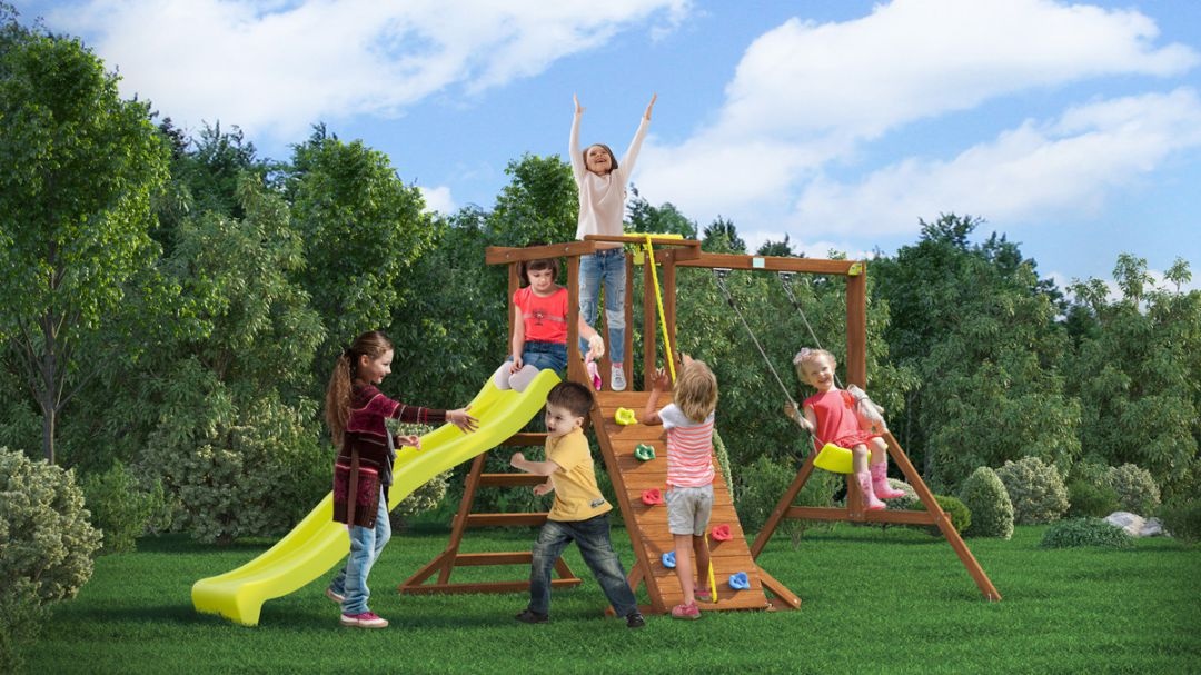 Детская деревянная площадка MoyDvor SUNRAY