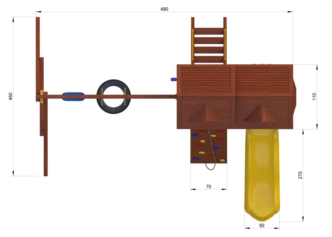 Детский игровой комплекс NewSunrise НьюСанрайз