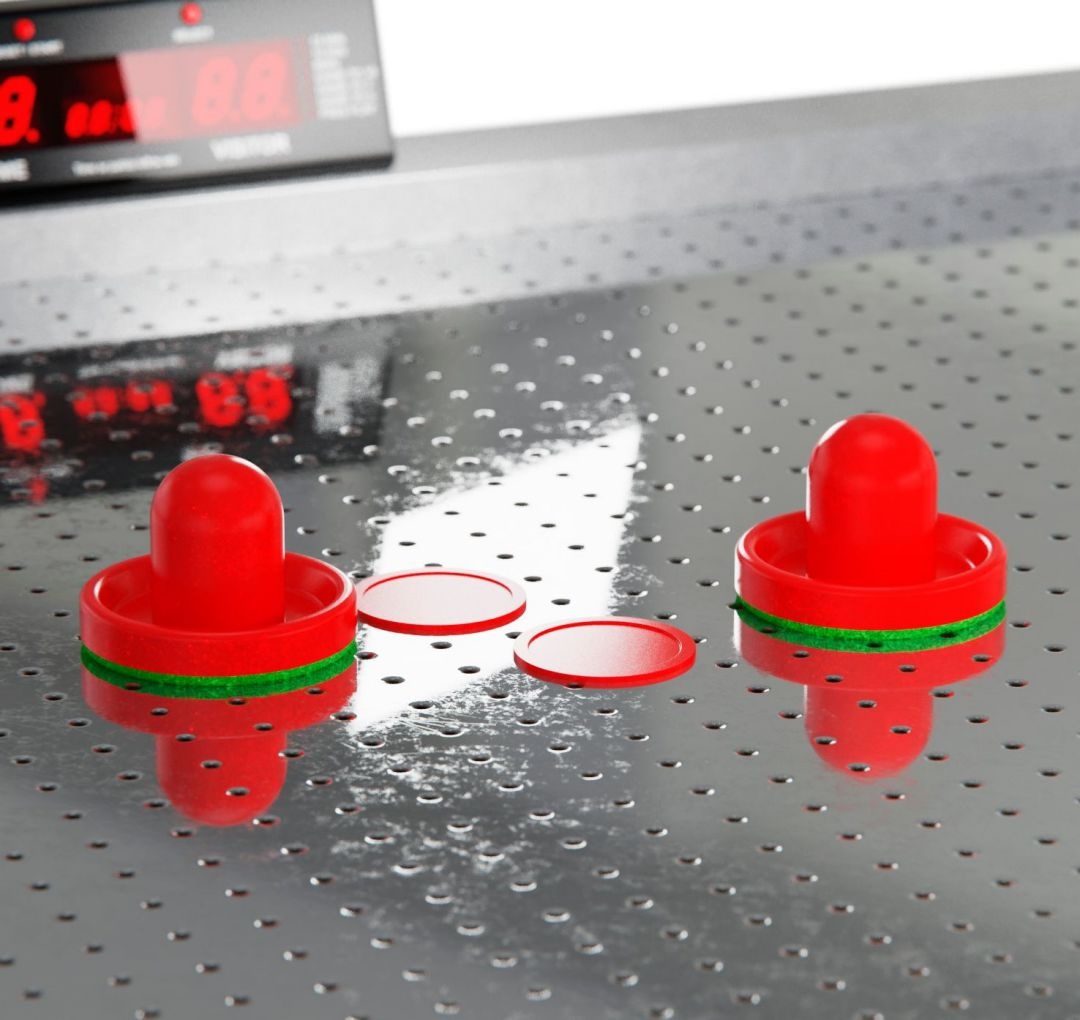 Игровой стол - аэрохоккей DFC Opal нержавеющая сталь