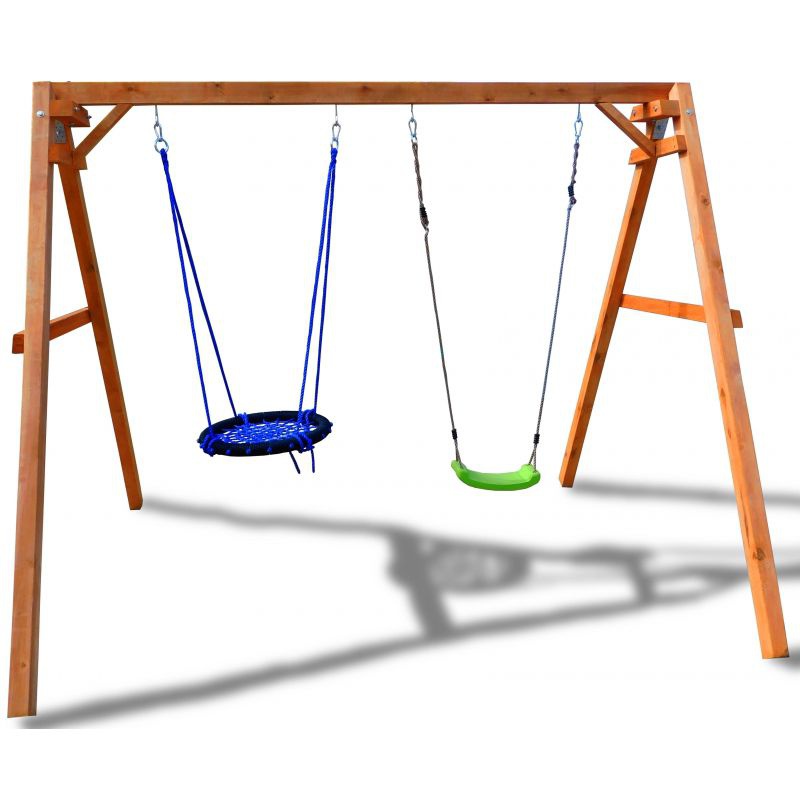 Детские качели уличные Можга с качелями гнездо 60 см