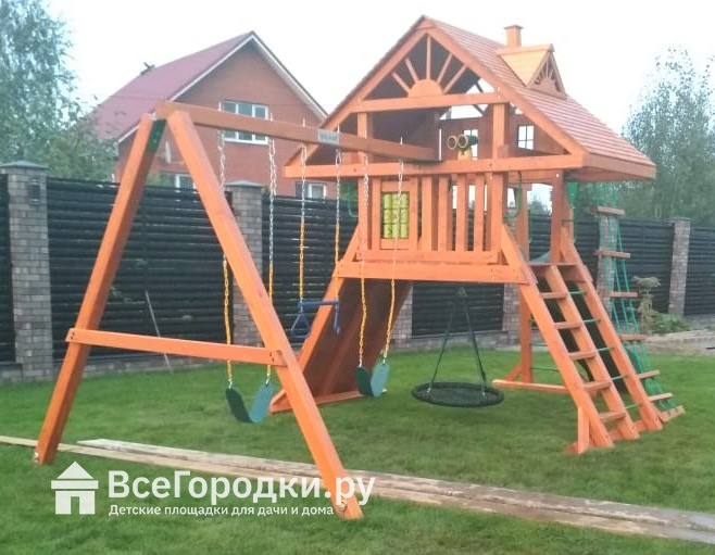 Детская игровая площадка Igragrad Крепость Фани с рукоходом (Дерево)